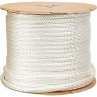 Braided White Rope, Nylon, 250' Nassau Supply