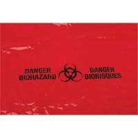 Waste Bags, Bio-Hazard, 38" L x 30" W, 2 mils Nassau Supply