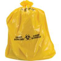 Waste Bags, Bio-Hazard, 60" L x 36" W, 6 mils Nassau Supply