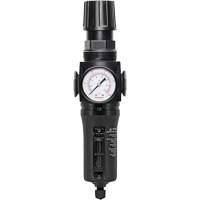 Manual Drain Filter/Regulator with Metal Bowl Modulair 300, 1/4" NPT, 250 PSI, 5.1 fl. oz. Capacity Nassau Supply