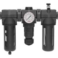 Filter, Regulator & Lubricator Modulair 400 with Manual Drain & Standard Bowl, 3/4" NPTF Nassau Supply