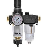 Filter/Regulator & Lubricator with Gauge Modulair 200, 1/4" NPTF Nassau Supply