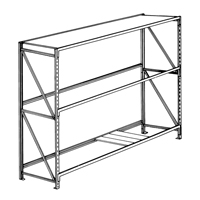 Pronto Bulk Storage Racks - 22-Ga. Shelf Panels, Galvanized Steel, 24" W x 6" D RB020 | Nassau Supply