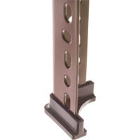 Accessoires pour corni&egrave;res perfor&eacute;es - Pied en plastique (montant simple) Nassau Supply