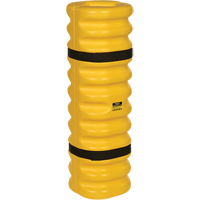 Column Protector, 4" x 6" Inside Opening, 13" L x 13" W x 42" H, Yellow Nassau Supply