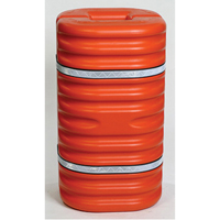 Column Protector, 6" Inside Opening, 24" L x 24" W x 42" H, Orange Nassau Supply