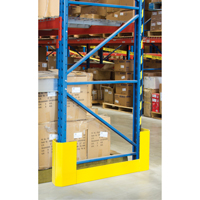Racking Aisle Protectors, 3" W x 47" L x 16" H, Safety Yellow RN063 | Nassau Supply