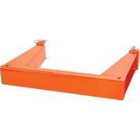 Supports en U empilables, 25" la x 4" p, Capacit&eacute; de 10 000 lb Nassau Supply