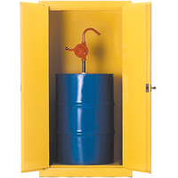 Drum Safety Cabinets, 55 US gal. Cap., Yellow SA069 | Nassau Supply