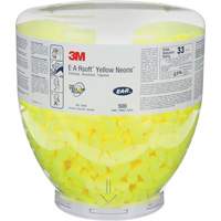 Bouchons d'oreilles E-A-RSoft Yellow Neon, Vrac - Contenant, Grand Nassau Supply