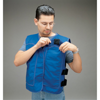 Vestes de refroidissement avec pochettes pour insertions ALLEGRO INDUSTRIES, Grand, Bleu royal Nassau Supply
