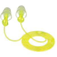 E-A-R Tri-Flange Reusable Earplugs, Corded, Bulk - Polybag, 26 dB NRR, One-Size Nassau Supply