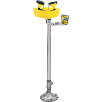 Eyewash Station, Pedestal Installation, Plastic Bowl Nassau Supply