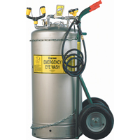 Self-Contained Eyewash With Dolly Cart, Pressurized, 7 gal. Capacity, Meets ANSI Z358.1 Nassau Supply