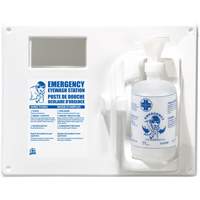 Poste de douche oculaire - Poste simple a/bouteille vide Nassau Supply