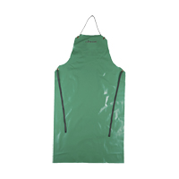 A43 48 Tablier ignifug&eacute; CA-43, Polyester/PVC, 29" lo x 48" la, Vert Nassau Supply