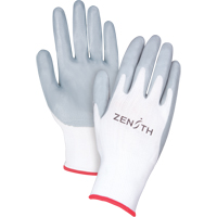 Lightweight Breathable Coated Gloves, 7/Small, Foam Nitrile Coating, 13 Gauge, Polyester Shell SAM630 | Nassau Supply