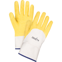 Gants enduits au fini rugueux, 10/T-Grand, R&ecirc;vetement Latex de caoutchouc, Enveloppe en Coton Nassau Supply
