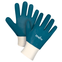 Gants &agrave; poignet en tricot de poids lourd, 11/2T-Grand, R&ecirc;vetement Nitrile, Enveloppe en Coton Nassau Supply