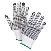 Gants tricot&eacute;s deux c&ocirc;t&eacute;s &agrave; pois, Poly/coton, Deux c&ocirc;t&eacute;s, Calibre 7, Moyen Nassau Supply
