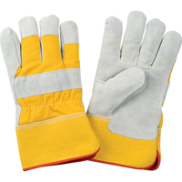 Gants d'ajusteur doubl&eacute;s pour l'hiver de premi&egrave;re qualit&eacute;, 2T-Grand, Paume en Cuir de vache refendu, Doublure en Molleton de mousse Nassau Supply