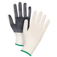 Gants en tricot &agrave; paume enduite, Poly/coton, Un c&ocirc;t&eacute;, Calibre 7, Moyen Nassau Supply