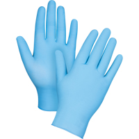 Puncture-Resistant Medical-Grade Disposable Gloves, Small, Nitrile, 3.5-mil, Powder-Free, Blue, Class 2 SGP854 | Nassau Supply
