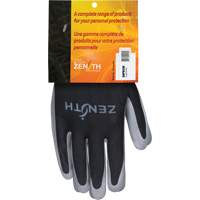 Gants enduits confortables de premi&egrave;re qualit&eacute;, 9/Grand, R&ecirc;vetement Nitrile, Calibre 13, Enveloppe en Polyester Nassau Supply