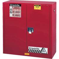 Sure-Grip<sup>®</sup> EX Combustibles Safety Cabinet for Paint and Ink, 40 gal., 3 Shelves SAQ081 | Nassau Supply