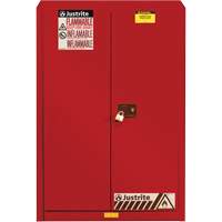 Sure-Grip<sup>®</sup> EX Combustibles Safety Cabinet for Paint and Ink, 60 gal., 5 Shelves SAQ084 | Nassau Supply