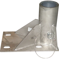 Syst&egrave;mes de sauvetage en espaces clos XTIRPA de Innova - Base de plancher en acier inoxydable Nassau Supply