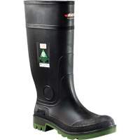 Bottes industrielles tout temps Enduro, Caoutchouc, Embout Acier, Pointure 8, Semelle R&eacute;sistant aux perforations Nassau Supply