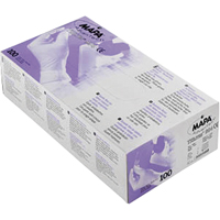 Gants en polym&egrave;re triple couche Trilites, Petit, Latex/N&eacute;opr&egrave;ne/Nitrile, 6 mils, Sans poudre, Mauve Nassau Supply
