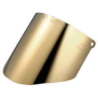 Total Performance Faceshield Window, Polycarbonate, Green Tint Nassau Supply