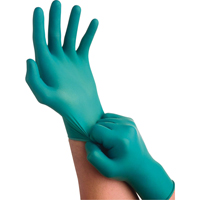 Gants TouchNTuff 92-600, T-Grand, Nitrile, 5 mils, Sans poudre, Vert Nassau Supply