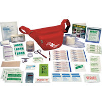 Trousses de premiers soins pour randonneur p&eacute;destre, Dispositif m&eacute;dical Classe 1, Sac en nylon Nassau Supply