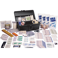 Trousses de premiers soins pour athl&egrave;tes, Dispositif m&eacute;dical Classe 1, Boîte en plastique Nassau Supply