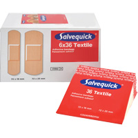 Salvequick&reg; Bandage Dispensing Systems Refills, Rectangular/Square, Fabric, Sterile Nassau Supply