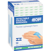 Bandages, Knuckle, 3", Fabric Metal Detectable, Sterile Nassau Supply