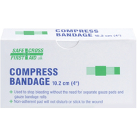 Compress (Pressure) Bandages, 4" L x 4" W Nassau Supply