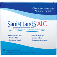Sani-Hands<sup>®</sup> ALC Antimicrobial Hand Wipes, Packet SAY434 | Nassau Supply