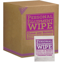 Personal Equipment Wipes, 100 Wipes, 8-3/16" x 5-1/4" SAY553 | Nassau Supply