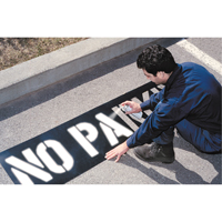 Pochoirs pour parc de stationnement, Anglais, 12" Nassau Supply