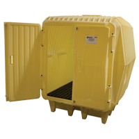 Hazard Hut&reg;, 63.5" L x 68" W x 72.5" H, 4000 lbs. Load Capacity Nassau Supply