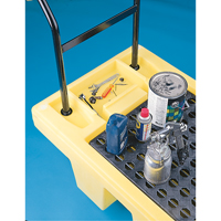 Poly-Spillcart Cart, 66.5" L x 29" W x 43.9" H, 57 US gal. Spill Cap. Nassau Supply