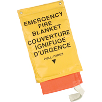 Emergency Fire Blankets, Fibreglass, 72"L x 72"W SB884 | Nassau Supply