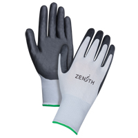 Gants l&eacute;gers enduits et respirants, 8/Moyen, R&ecirc;vetement Mousse de nitrile, Calibre 13, Enveloppe en Polyester Nassau Supply