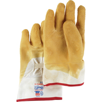 Gants enduits Nitty Gritty, 10/Grand, R&ecirc;vetement Latex de caoutchouc, Enveloppe en Coton Nassau Supply