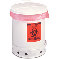 Biohazard Waste Container, 6 gal Capacity SD500 | Nassau Supply