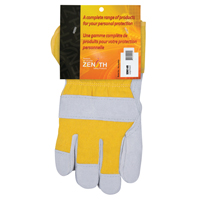 Gants d'ajusteur doubl&eacute;s pour l'hiver, Grand, Paume en Cuir de vache refendu, Doublure en Boa Nassau Supply
